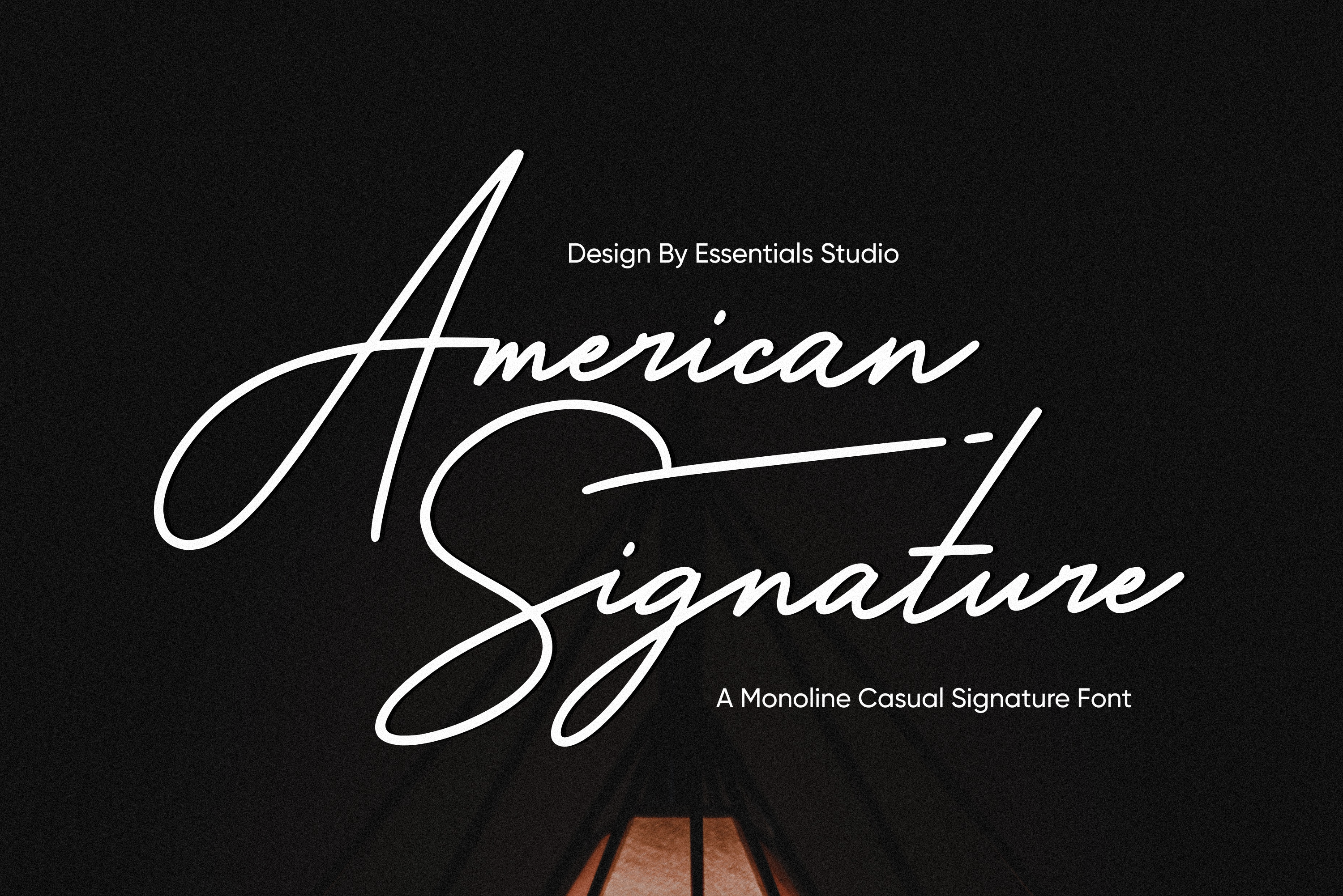 American Signature preview - elegant flowing signature-style script
