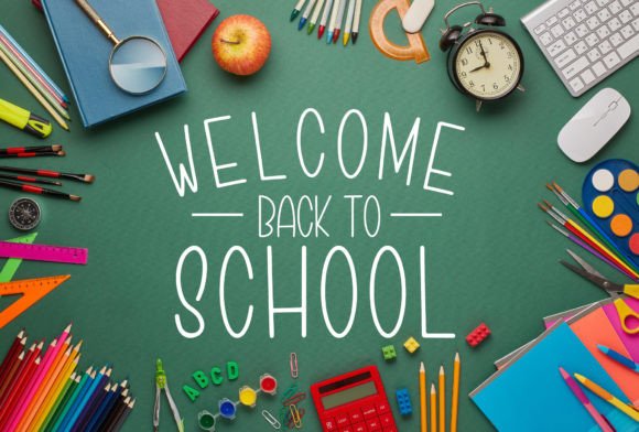 Apple Teacher Font PNG with transparent background - Preview 2