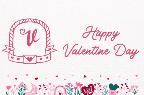 Asmara Valentine Monogram Font - Preview 2