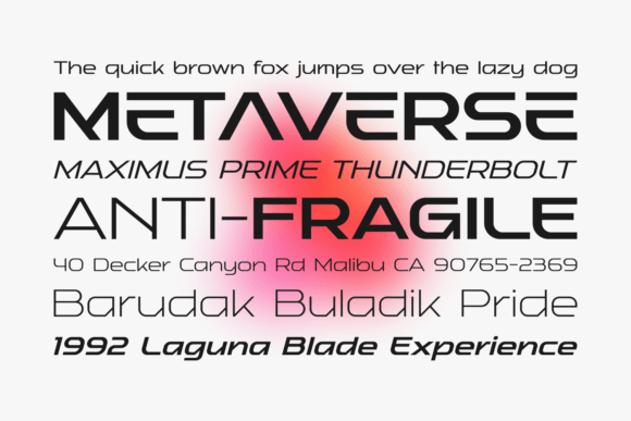 Baradig Font - Preview 3