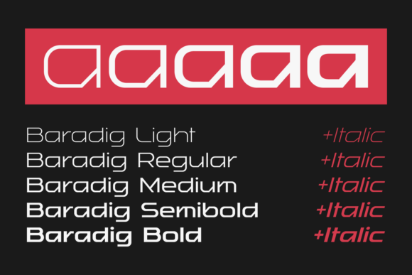 Baradig Font - Preview 4