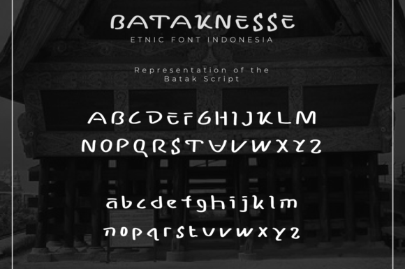 Bataknesse Font - Preview 1