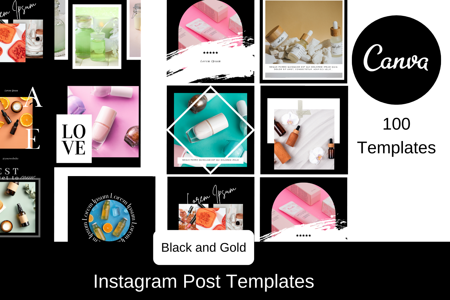 Black and White Instagram Post Template Graphic by Andreea Eremia ...