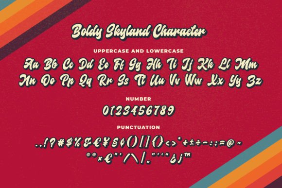 Boldy Skyline Font - Preview 6