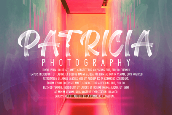 Brush Text Font - Preview 1