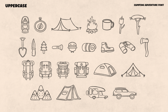 Camping Adventure Font - Preview 4