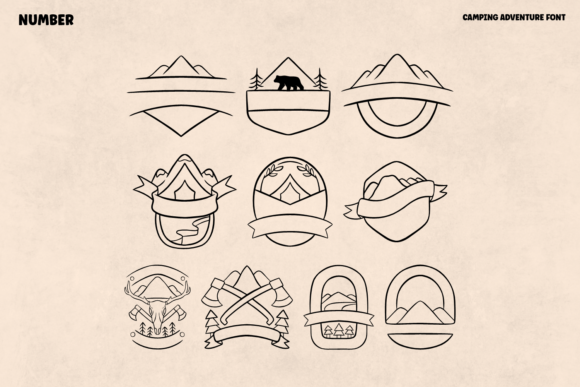 Camping Adventure Font - Preview 6