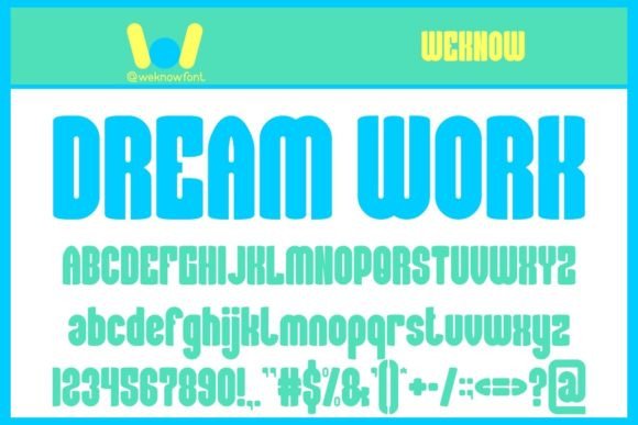 Cartoon Animation Font - Preview 2