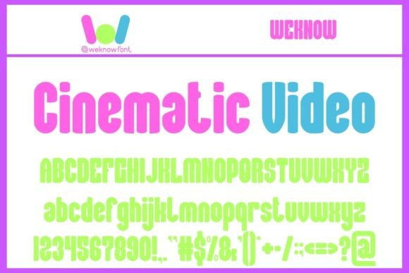 Cartoon Animation Font - Preview 3