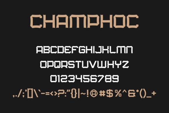 Champhoc Font - Preview 3