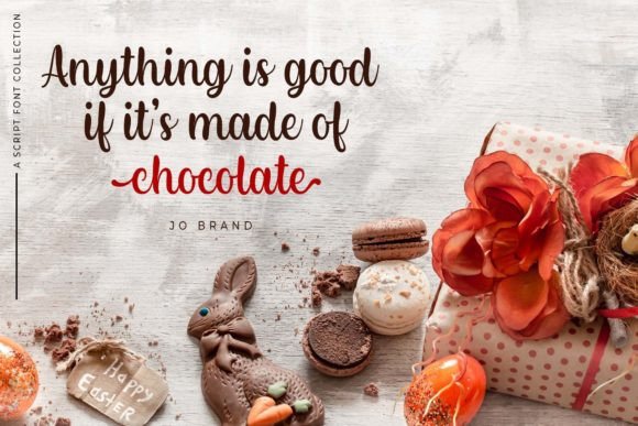 Chocolicious Font PNG with transparent background - Preview 3