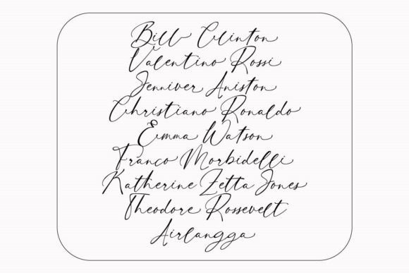 Clinton Signature Font - Preview 3