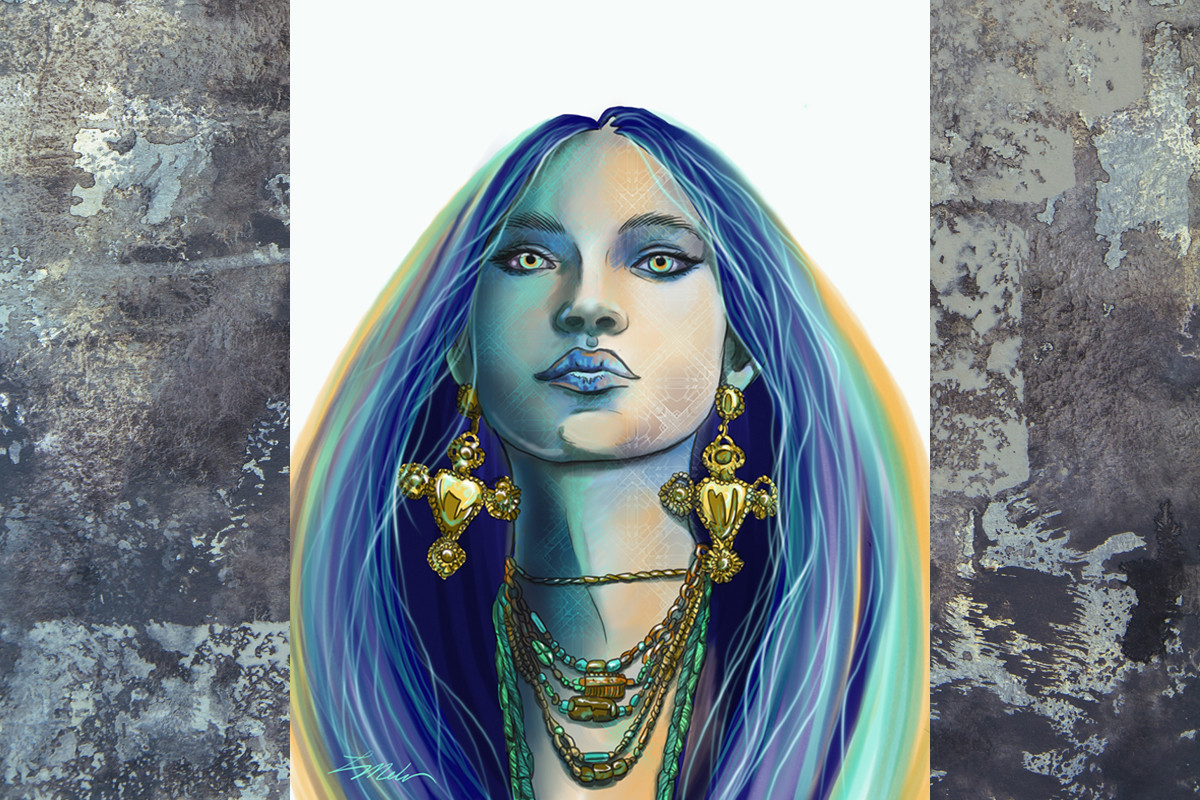 Digital Fantasy Art Illustration Print Graphic by Steampunk Blueprint ...