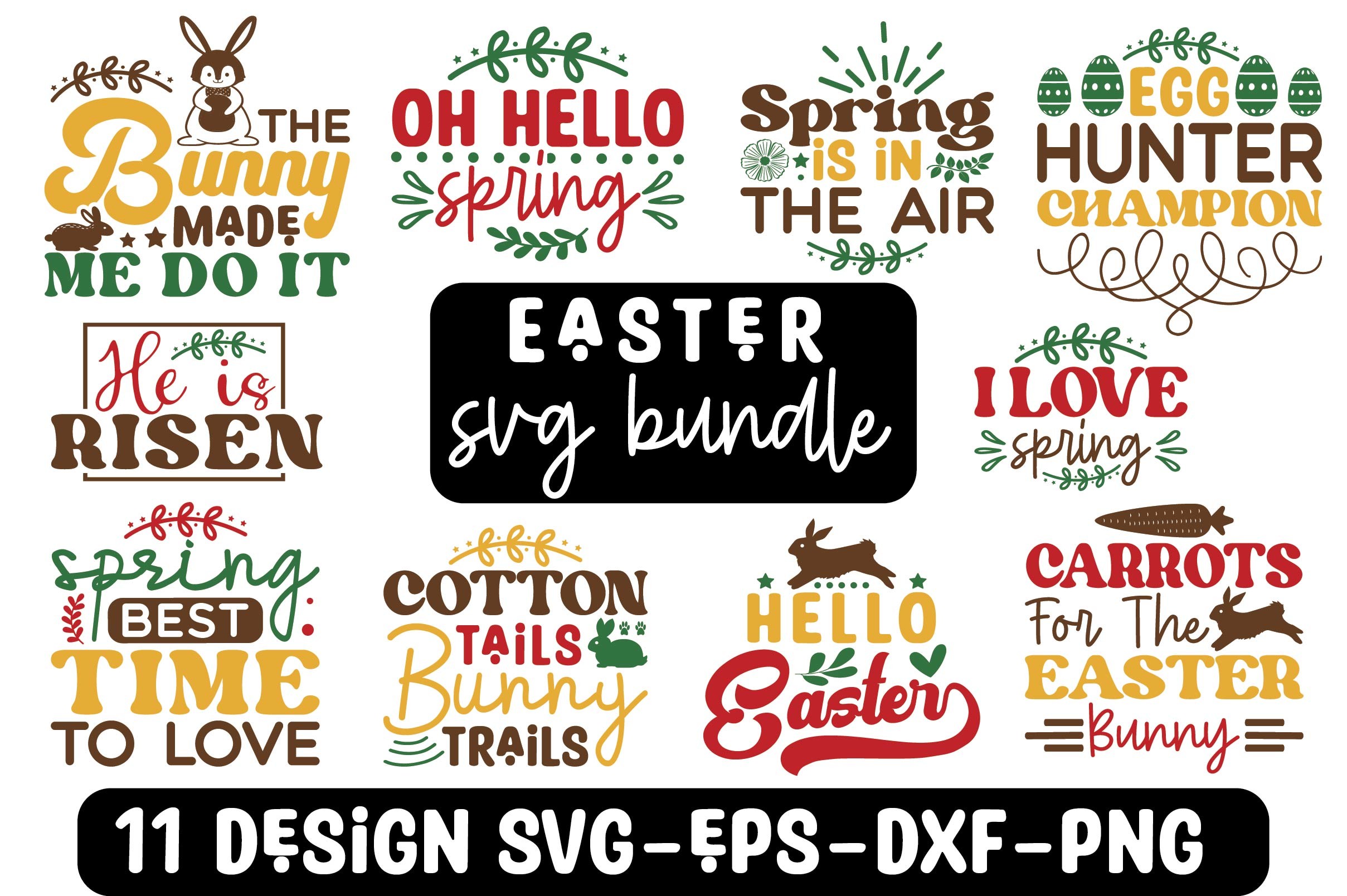 Easter SVG Bundle, Happy Easter Svg Graphic by Svg Design Hub ...