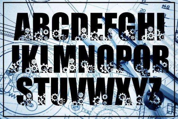 Engineer Font - Preview 1
