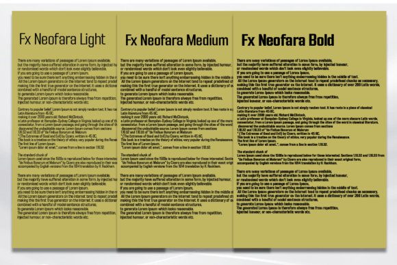 Fx Neofara Font PNG with transparent background - Preview 6