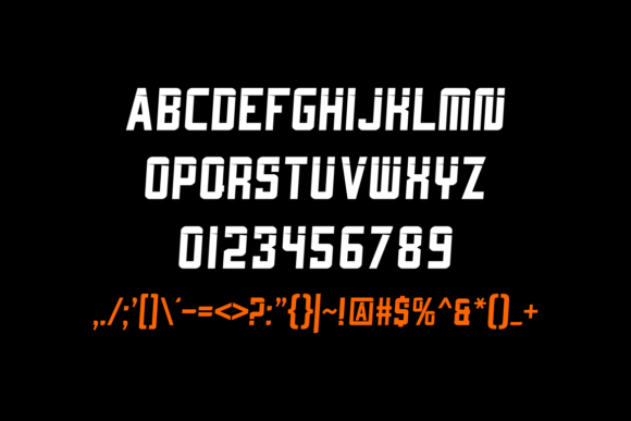 Ghiosport Font - Preview 3