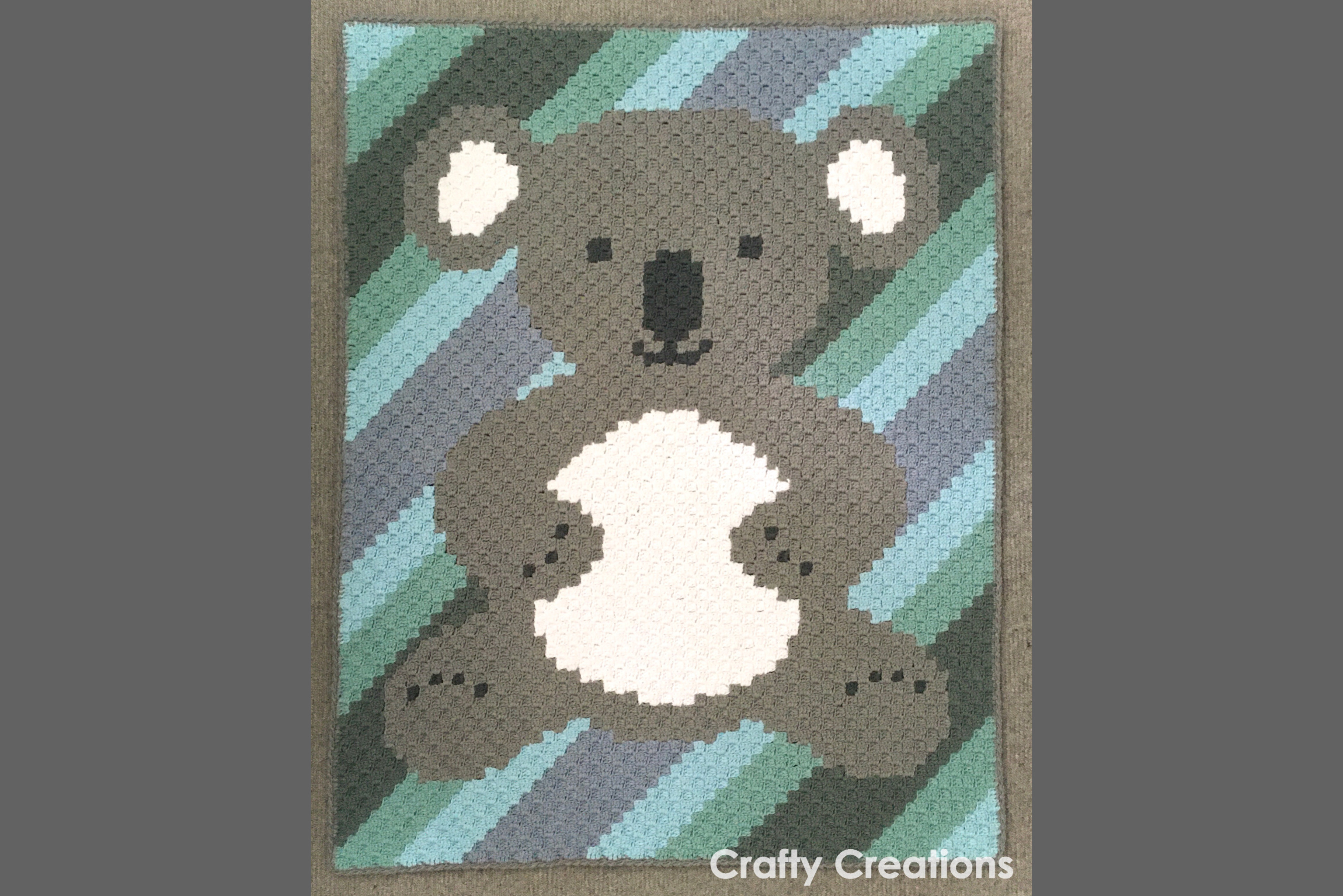 Koala Baby Blanket Crochet Pattern
