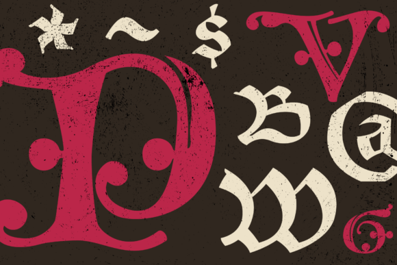 Lotter Font PNG with transparent background - Preview 1