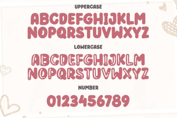 Love Dear Font PNG with transparent background - Preview 5