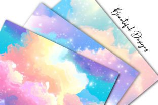 Magical Sky (V2) Digital Paper Graphic by PawsitivelyAesthetic ...