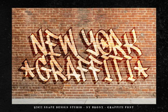 Ny Bronx Font PNG with transparent background - Preview 2