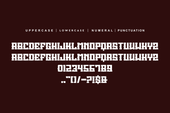 Nerkoser Font font preview - 3