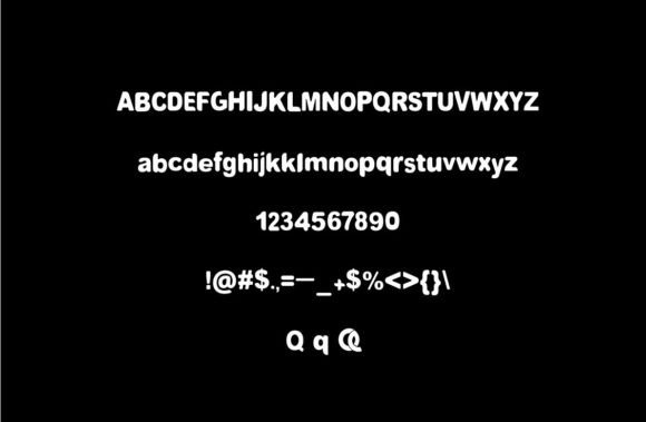 Quanttza Font PNG with transparent background - Preview 3