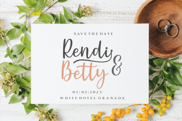 Raita Font PNG with transparent background - Preview 1