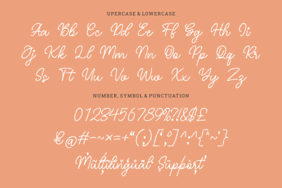 Analucia Font PNG with transparent background - Preview 6