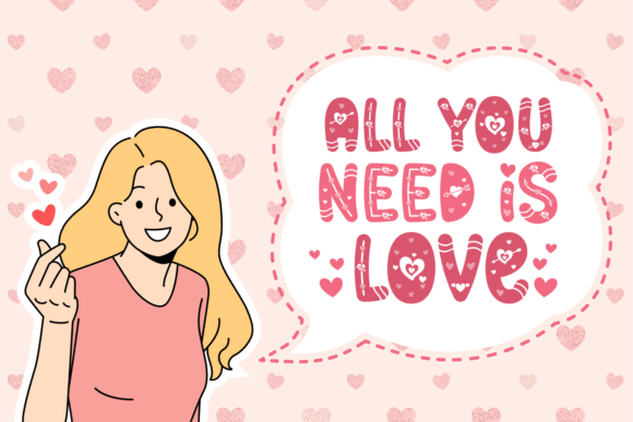 Angel Loves Font - Preview 1