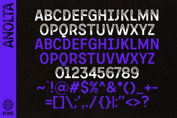 Anolta Font - Preview 2