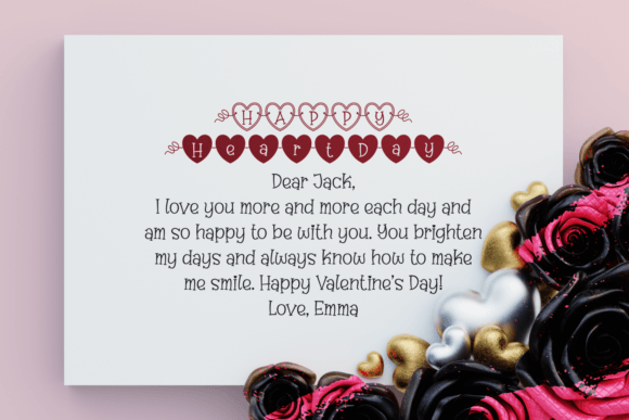 Banner of Love Font - Preview 1