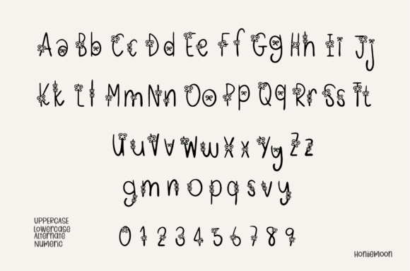 Cute Bow Font - Preview 1