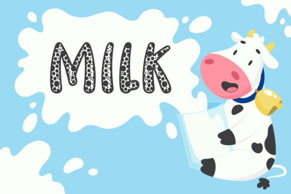Dairy Farm Font - Preview 1