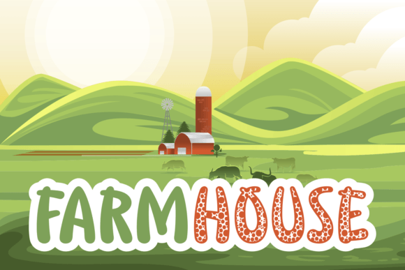 Dairy Farm Font - Preview 2