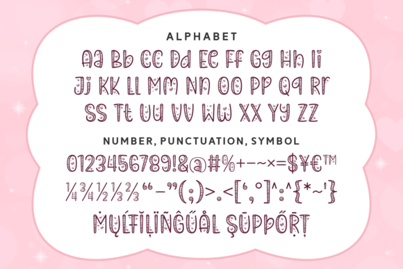 Drawing Lovely Font - Preview 5