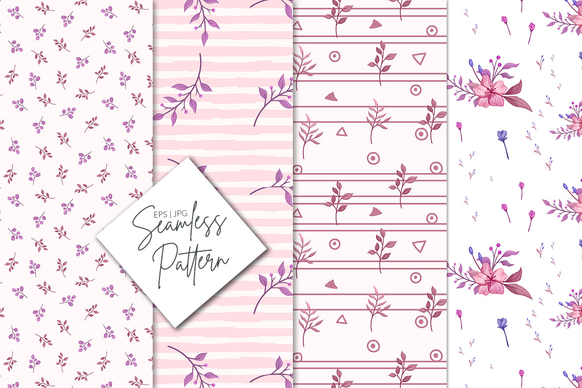 Flower Seamless Pattern Vol.49 Graphic by IkkiloDesign · Creative Fabrica