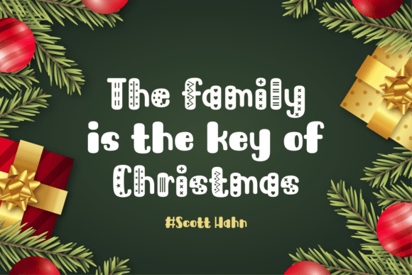 Greetings Christmas Font PNG with transparent background - Preview 3