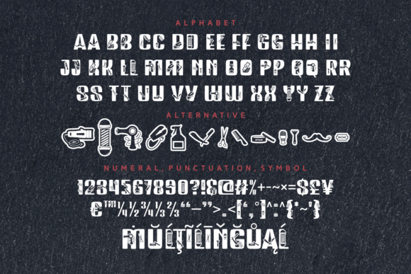 Joyful Barbershop Font - Preview 5