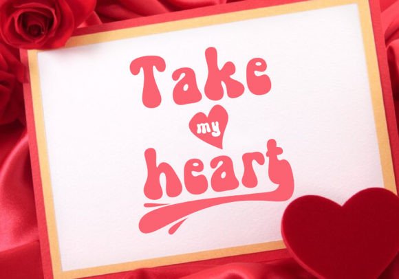 Juicy Love Font font preview - 3