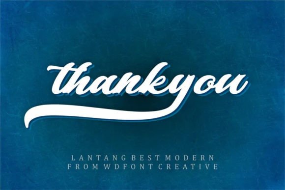 Lanttang Best Font PNG with transparent background - Preview 4