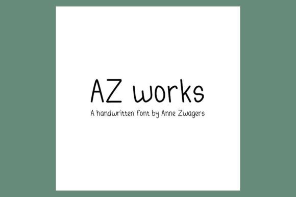 Az Works Font - Preview 1