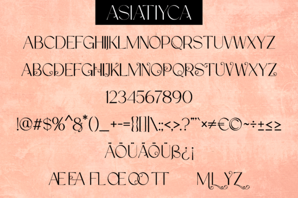 Asiatiyca Font - Preview 4