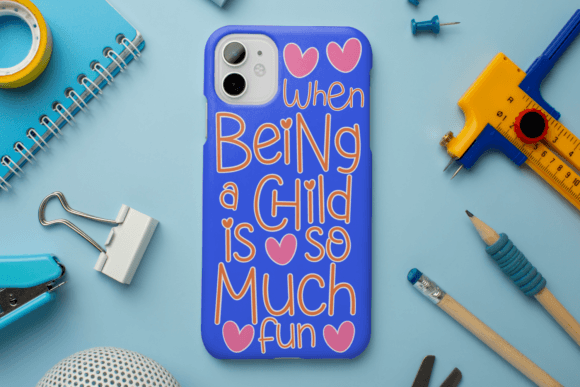 Childish Moment Font PNG with transparent background - Preview 4