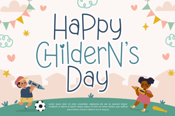 Childish Moment Font PNG with transparent background - Preview 5