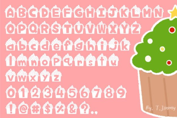 Cupcake Font - Preview 1