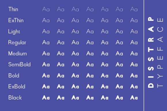 Disstrap and Disstrack Font - Preview 5