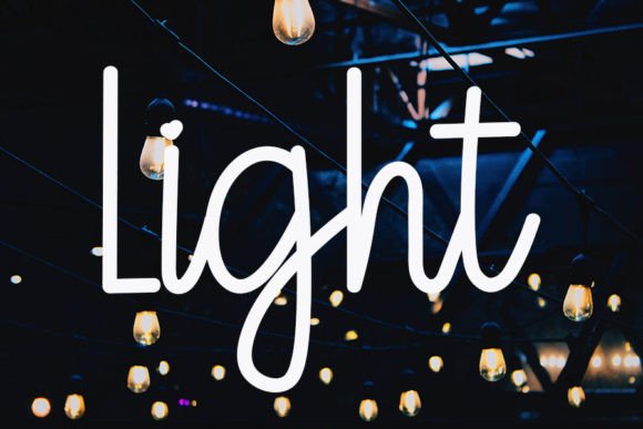 Good Night Font - Preview 1