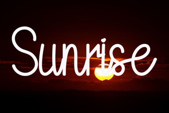 Good Night Font - Preview 3